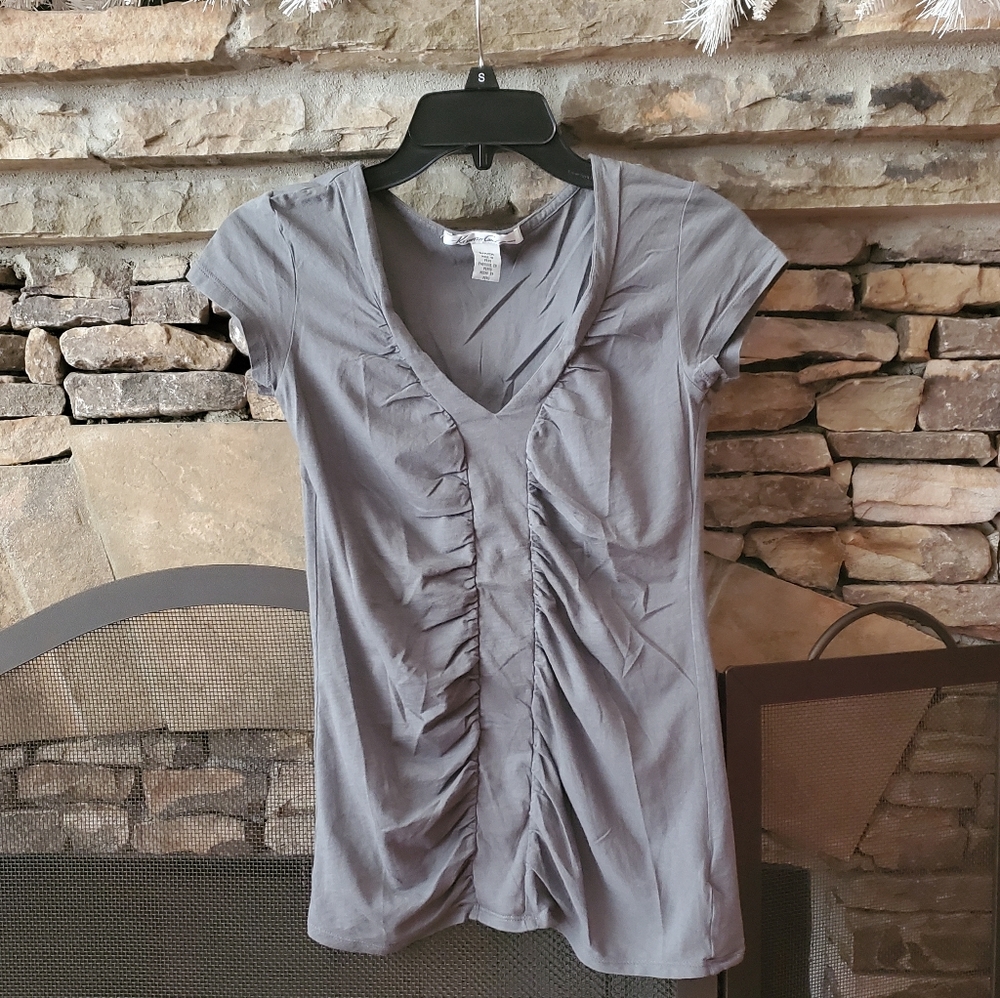 EUC / Kenneth Cole ruched top - Picture 5 of 8
